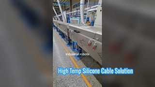 สายไฟซิลิโคนอุณหภูมิสูง UL3702 สำหรับหุ่นยนต์อุตสาหกรรม