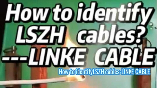 วิธีระบุสายเคเบิล LSZH-LINKE CABLE