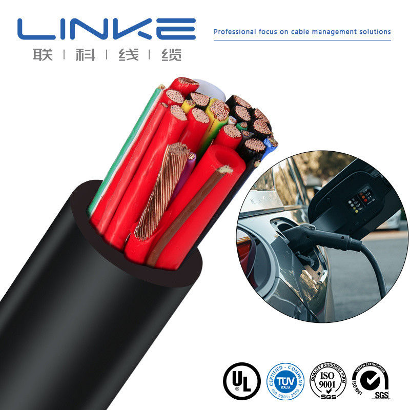TUV รับรอง H07bz5-F 3G1.5mm sup2 2X0.5mm sup2 แคบชาร์จ AC EV ด้วยแกนทองแดง
