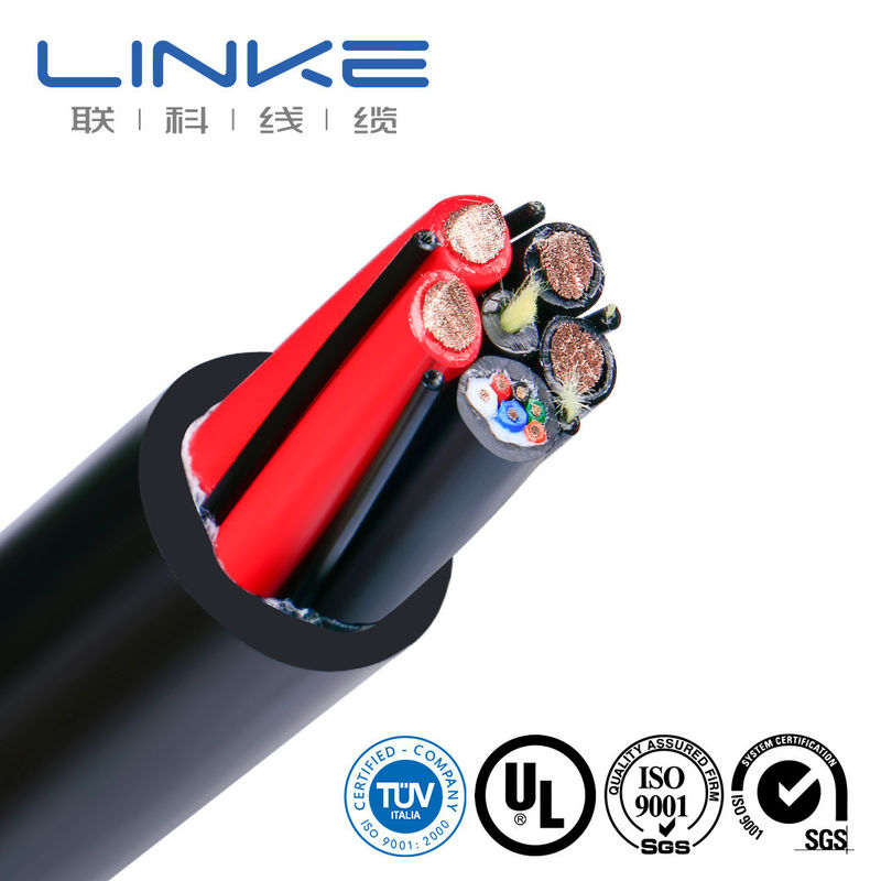TUV รับรอง H07bz5-F 3G1.5mm sup2 2X0.5mm sup2 แคบชาร์จ AC EV ด้วยแกนทองแดง