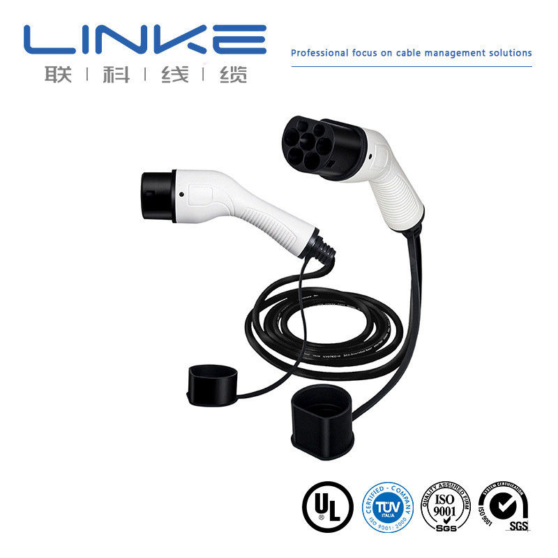 สายชาร์จรถยนต์ไฟฟ้า 105 องศา AC 300/500V ตัวนำทองแดงเปลือย ฉนวนซิลิโคน สำหรับการเชื่อมต่อรถยนต์อัจฉริยะ