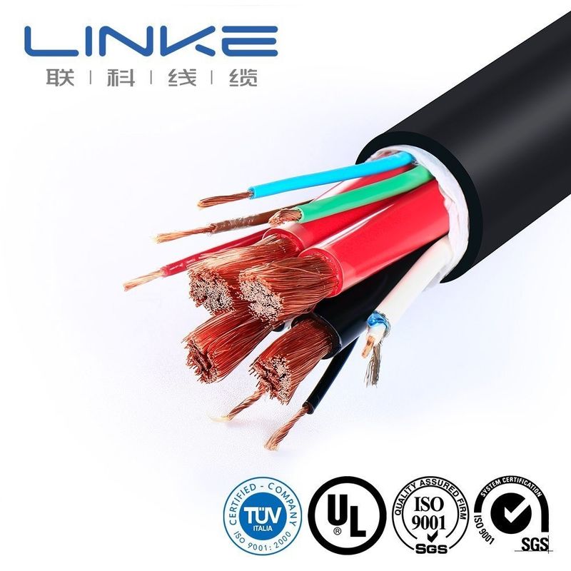 สายชาร์จรถยนต์ไฟฟ้า 105 องศา AC 300/500V ตัวนำทองแดงเปลือย ฉนวนซิลิโคน สำหรับการเชื่อมต่อรถยนต์อัจฉริยะ