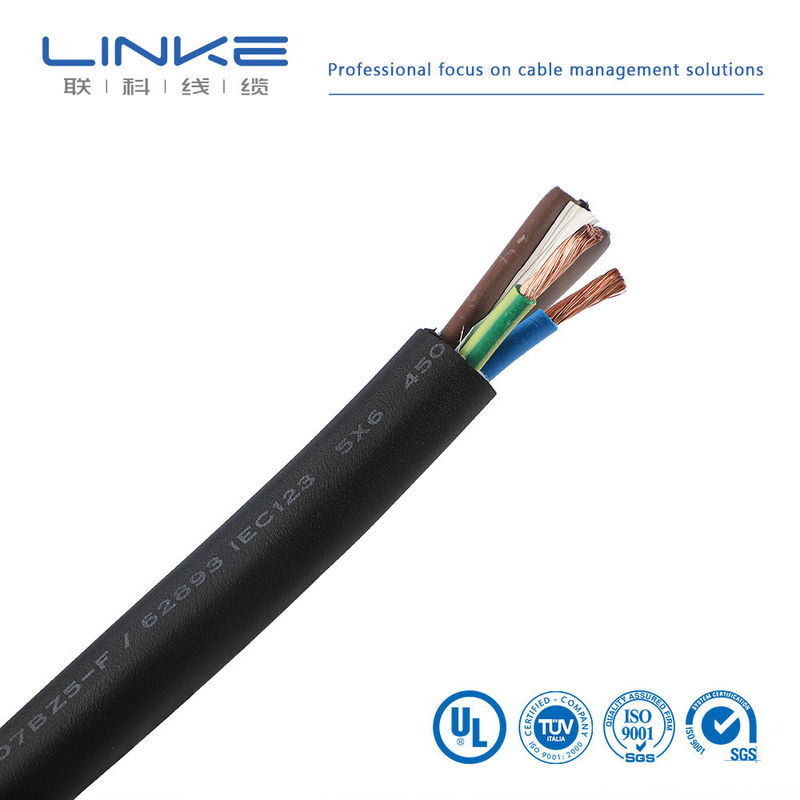 ปรับแต่ง XLPE3 Core 6 sup2 สายชาร์จสําหรับชาร์จสตาร์จ สายในใต้ดิน EV สายชาร์จสตาร์จ