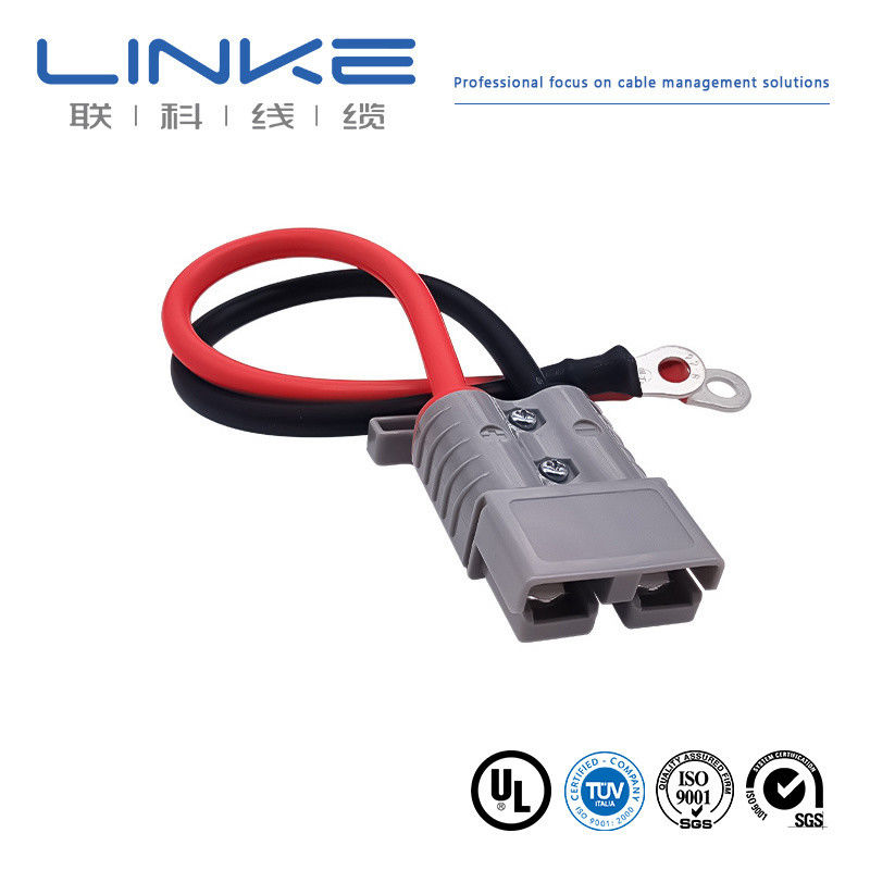 พล๊อกคอนเนกเตอร์ 8AWG สายเชื่อมแผ่นแสงอาทิตย์ 50A/600V แอดพ์เตอร์พอร์ต 300mm สายเชื่อมแสงอาทิตย์