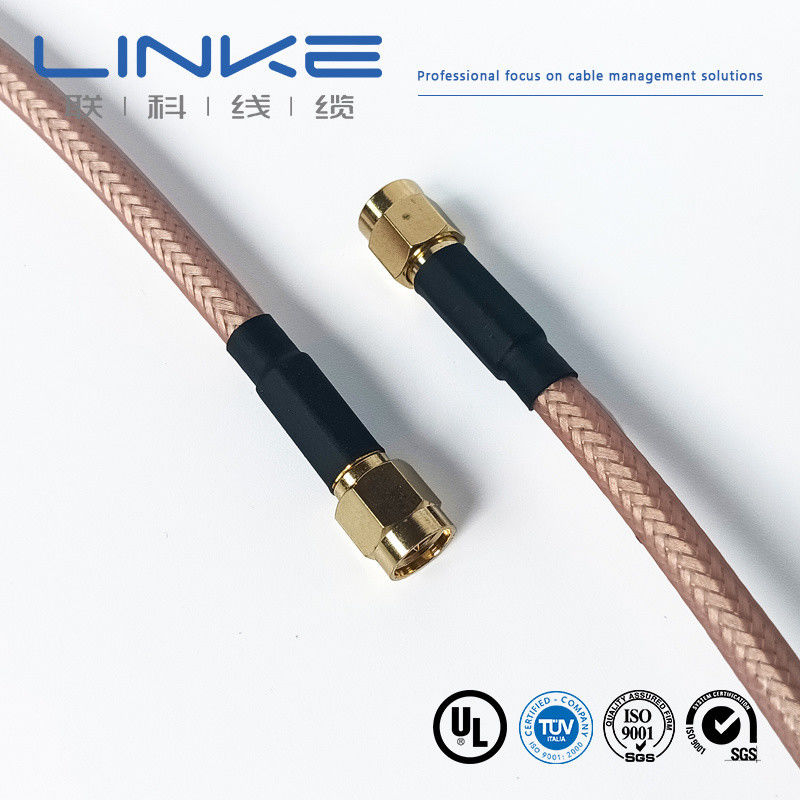 Wurth Elektronik RG142 สายเคเบิลประสาท 50 Ω, 4.95 มม OD SMA เพศชายไป SMA เพศชาย สายเคเบิลรถพลังงานใหม่
