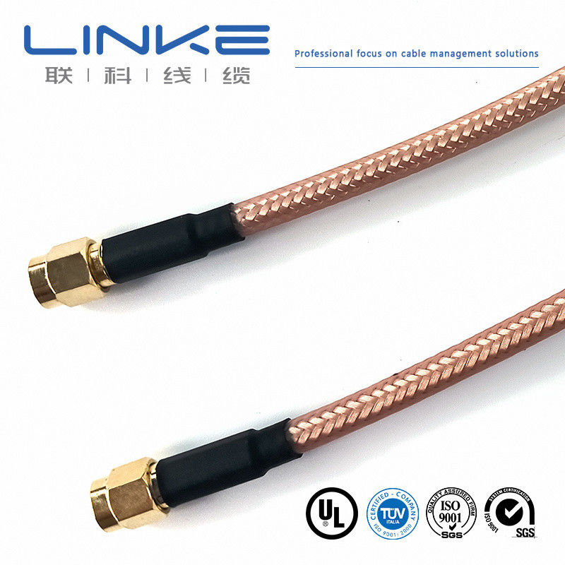 Wurth Elektronik RG142 สายเคเบิลประสาท 50 Ω, 4.95 มม OD SMA เพศชายไป SMA เพศชาย สายเคเบิลรถพลังงานใหม่