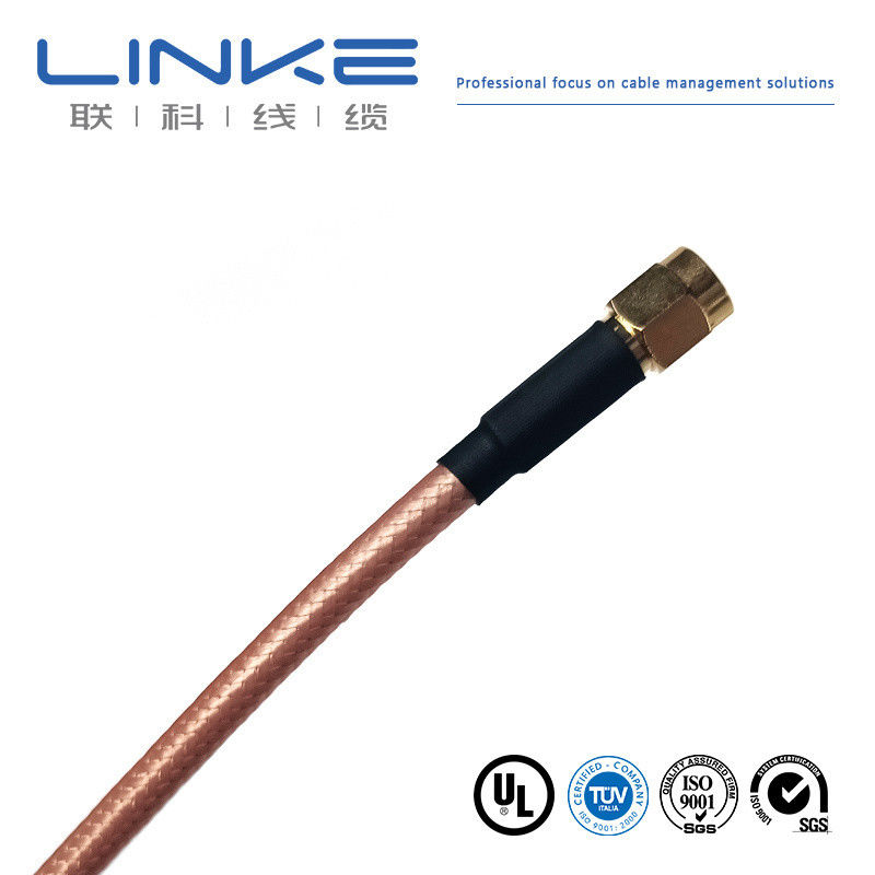 Wurth Elektronik RG142 สายเคเบิลประสาท 50 Ω, 4.95 มม OD SMA เพศชายไป SMA เพศชาย สายเคเบิลรถพลังงานใหม่