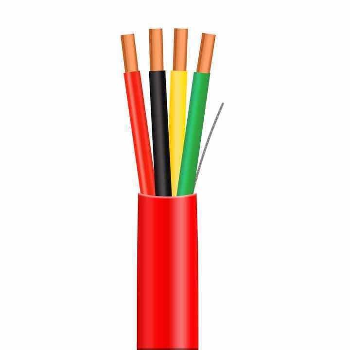 คาเบลกลมลิฟท์ PVC เสื้อกันหนาว สายนุ่มที่มีหลายแกน คาเบลฮาโลเจนลดควัน