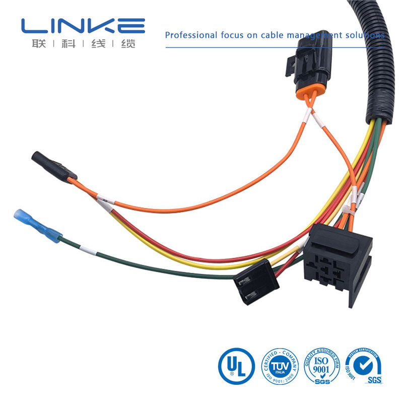 การปรับแต่ง UL Certified Automotive Wiring Harness ด้วยความทนทานต่ออุณหภูมิสูงสําหรับการใช้งานในอุตสาหกรรม