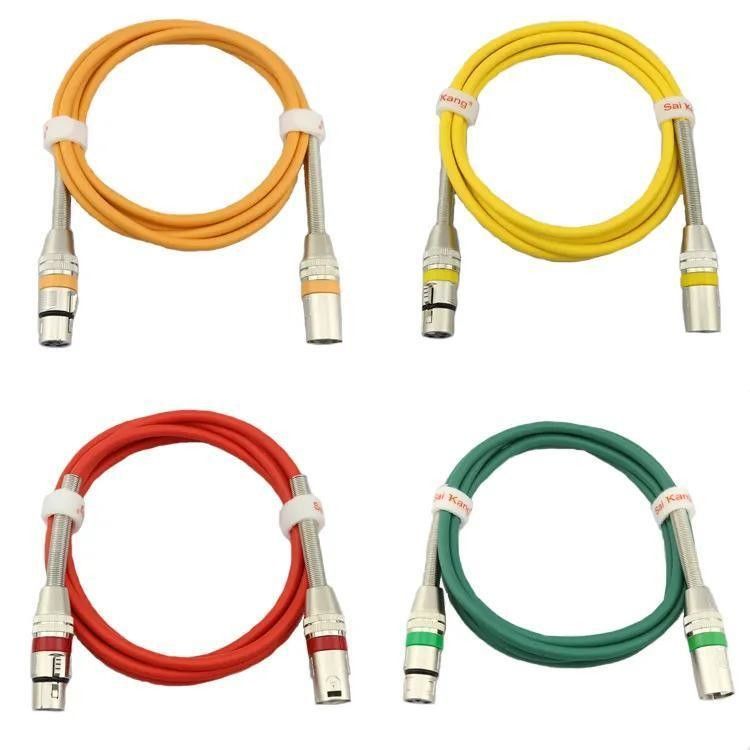 สาย XLR ปรับความยาวได้ คุณภาพเสียงสูง พร้อมสายทองแดงเปลือยสำหรับระบบเสียงระดับมืออาชีพ