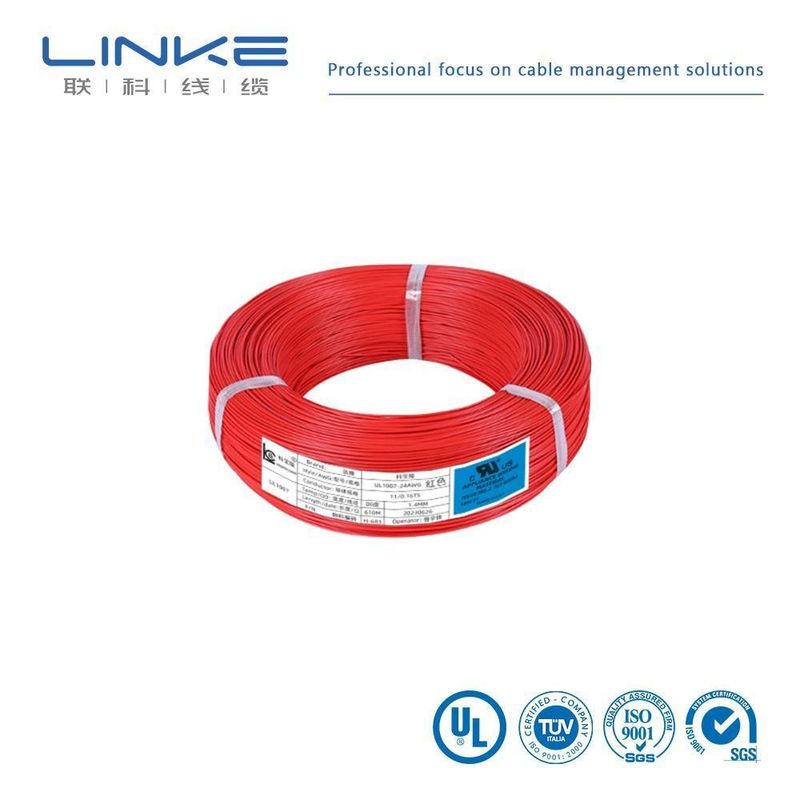 สายกันความร้อน สายกันไฟ สายทองแดงกระป๋อง 300V 150c UL1591 24AWG