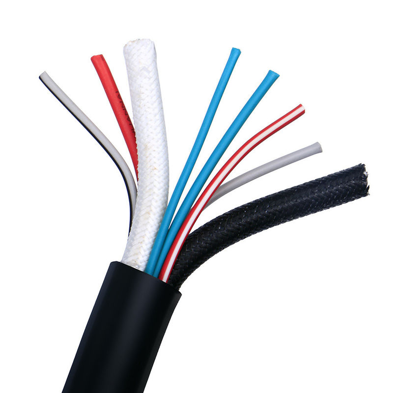 สายหลายแกน RG6 Rg11 Rg59 สายโคเอชเชียลสําหรับเครื่องมือ สายเชื่อมหุ่นยนต์เทฟลอน