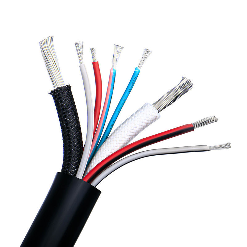 สายหลายแกน RG6 Rg11 Rg59 สายโคเอชเชียลสําหรับเครื่องมือ สายเชื่อมหุ่นยนต์เทฟลอน