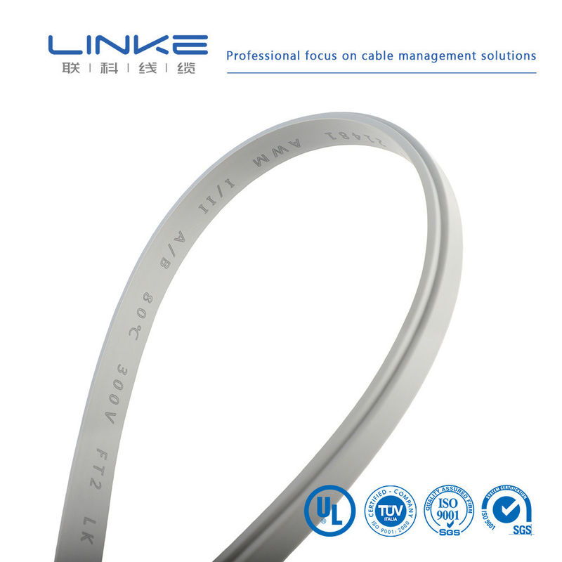 UL1185 สายเรียบ สีเทา สาย PVC ทิศกับ 10 ปิน แบบยืดหยุ่น