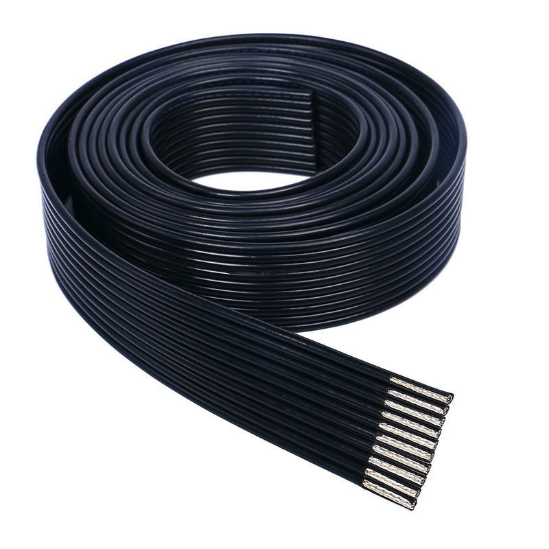 สายแพแบนทางการแพทย์ที่เข้ากันได้ทางชีวภาพ พร้อมชีลด์ทองแดงเคลือบดีบุกและปลอก PVC สำหรับการใช้งานแบบกำหนดเอง