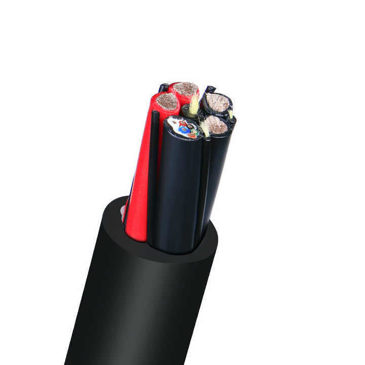300/500V H05rn-F สายควบคุมและสายไฟฟ้าอุตสาหกรรมกันน้ํามันยาง