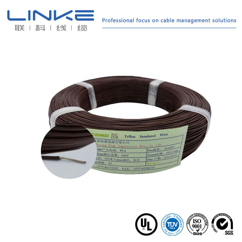 10-30AWG สายทองแดงกระป๋อง หลัก FEP ติดกัน UL1330 สายไฟฟ้า สายไฟฟ้า อุณหภูมิสูง