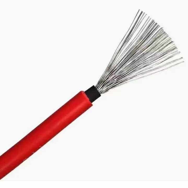 สายกระป๋อง ซุปเปอร์ โซลาร์ PV Cable 4mm2 6mm2 DC Cable XLPE สําหรับแผ่นแสงอาทิตย์ เงินสหรัฐอเมริกา
