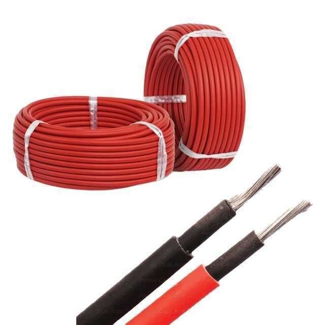 สายกระป๋อง ซุปเปอร์ โซลาร์ PV Cable 4mm2 6mm2 DC Cable XLPE สําหรับแผ่นแสงอาทิตย์ เงินสหรัฐอเมริกา