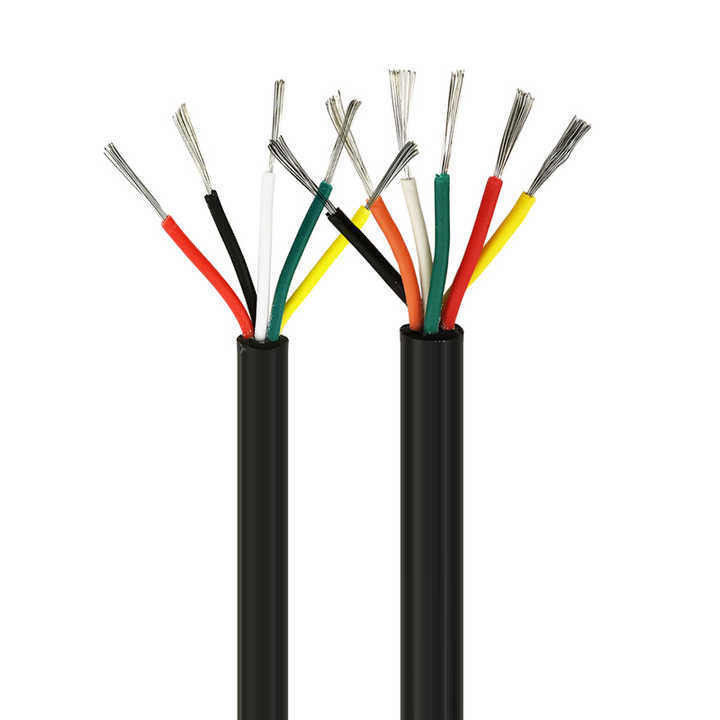 20AWG UL2464 สายไฟฟ้าหลายแกน 2แกน PVC สาย USB ที่ยืดหยุ่น สายข้อมูล USB โรล สาย USB การชําระเงินเบื้องต้น อุณหภูมิปริมาณ -60 ± 200C
