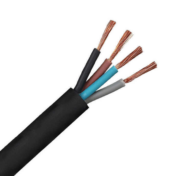 สายไฟฟ้าใต้ดิน PVC ยางเคลือบยืดหยุ่น 0.5mm2 สําหรับการทํางานเรียบ