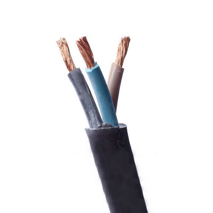 สายไฟฟ้าใต้ดิน PVC ยางเคลือบยืดหยุ่น 0.5mm2 สําหรับการทํางานเรียบ