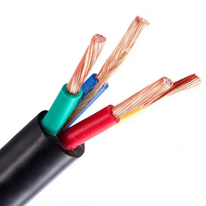 สายไฟฟ้าใต้ดิน PVC ยางเคลือบยืดหยุ่น 0.5mm2 สําหรับการทํางานเรียบ