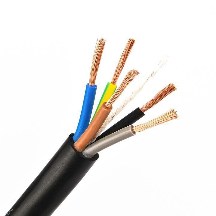สายไฟฟ้าใต้ดิน PVC ยางเคลือบยืดหยุ่น 0.5mm2 สําหรับการทํางานเรียบ