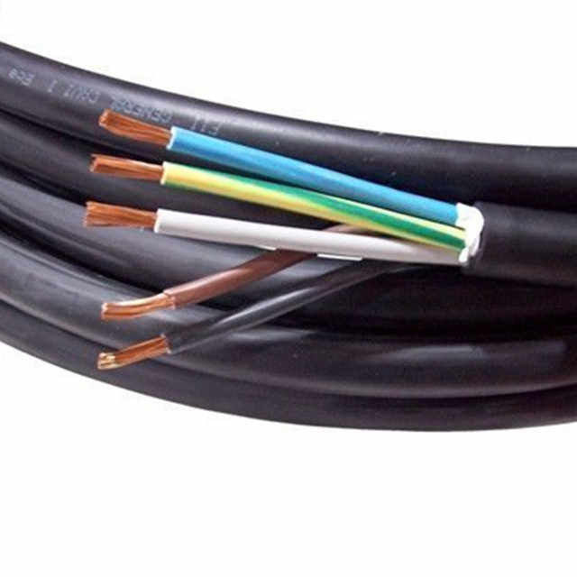 สายเคเบิลยืดหยุ่นหุ้มฉนวน PVC 4 คอร์ 3 * 6 + 1 * 4 สำหรับอุปกรณ์ไฟฟ้าในครัวเรือนและอุตสาหกรรม