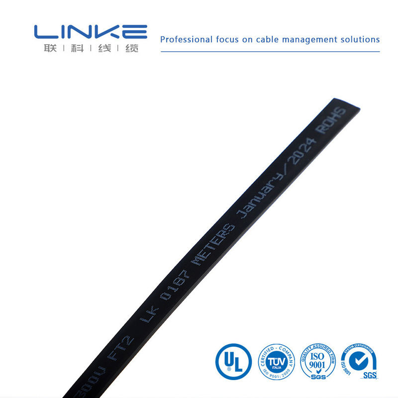 วัสดุ sheath PVC YC ไฟฟ้าแบนสายทองแดง ติดเคเบิลร้อนสําหรับรถยนต์หุ่นยนต์สายแบน