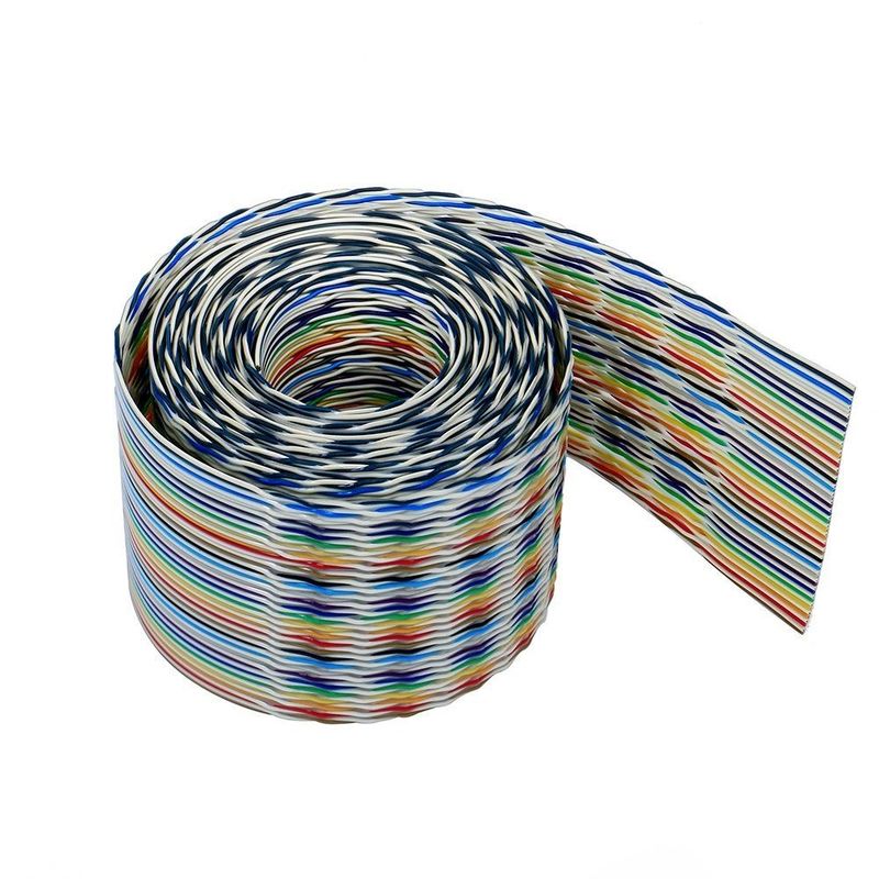 ปรับแต่งแบบ IDC ชาย Flat Cable Harness PVC PE LSFOH หรือยางซิลิโคน