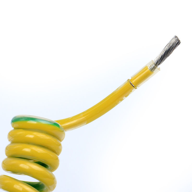 วัสดุครอบ PVC 2-10 กลมกันไฟ สายไฟสปิรอลลี่สปริงสําหรับอุปกรณ์อิเล็กทรอนิกส์