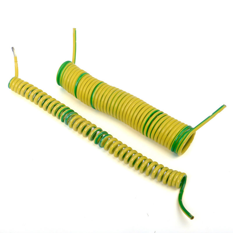 วัสดุครอบ PVC 2-10 กลมกันไฟ สายไฟสปิรอลลี่สปริงสําหรับอุปกรณ์อิเล็กทรอนิกส์