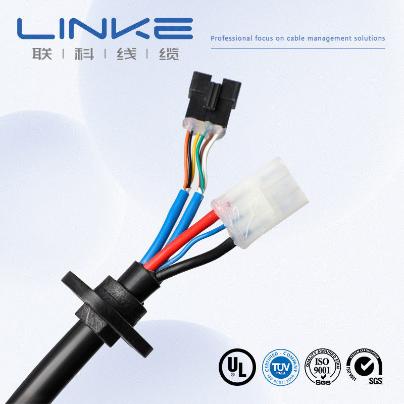 SATA/SATA Interface Type Control Cable Harness for Silicone Jacket รถโดยสารไร้คนขับ