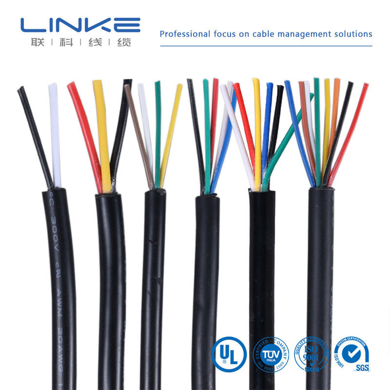 Sheath Material PVC High Flexible UL 2725 FEP Insulation Multi Core Audio Signal Cable