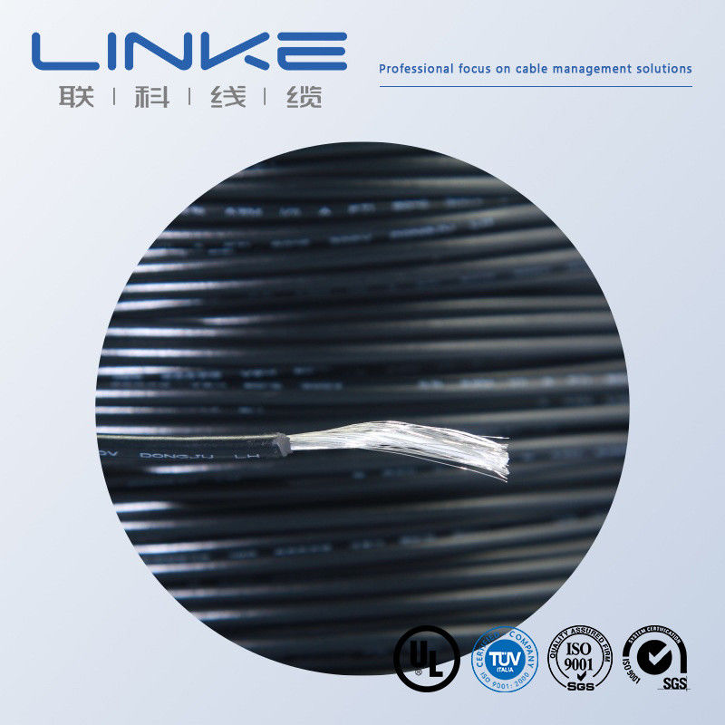 UL Stranded Copper 300V Silicone Rubber PVC Jacketed Single Electric Hook up Wire Cable