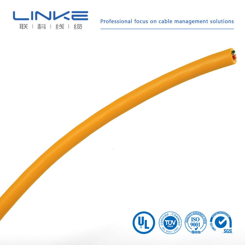 CAT5e UTP LAN Cable CCA 1000 ft สีเหลือง เครื่องเติมแบบเลือก สกุลเงินสหรัฐ สหรัฐ สีเหลืองแข็ง