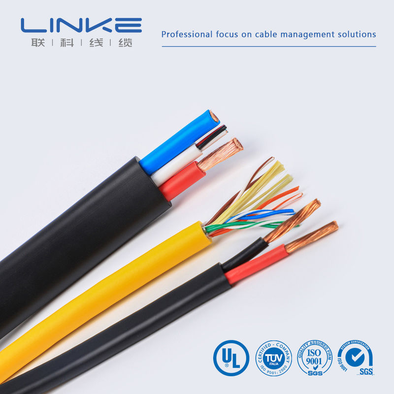 60227 IEC 06 RV PVC ไคเบลควบคุมอุตสาหกรรมแกนทองแดงประกอบด้วยความละเอียด 300V/500V