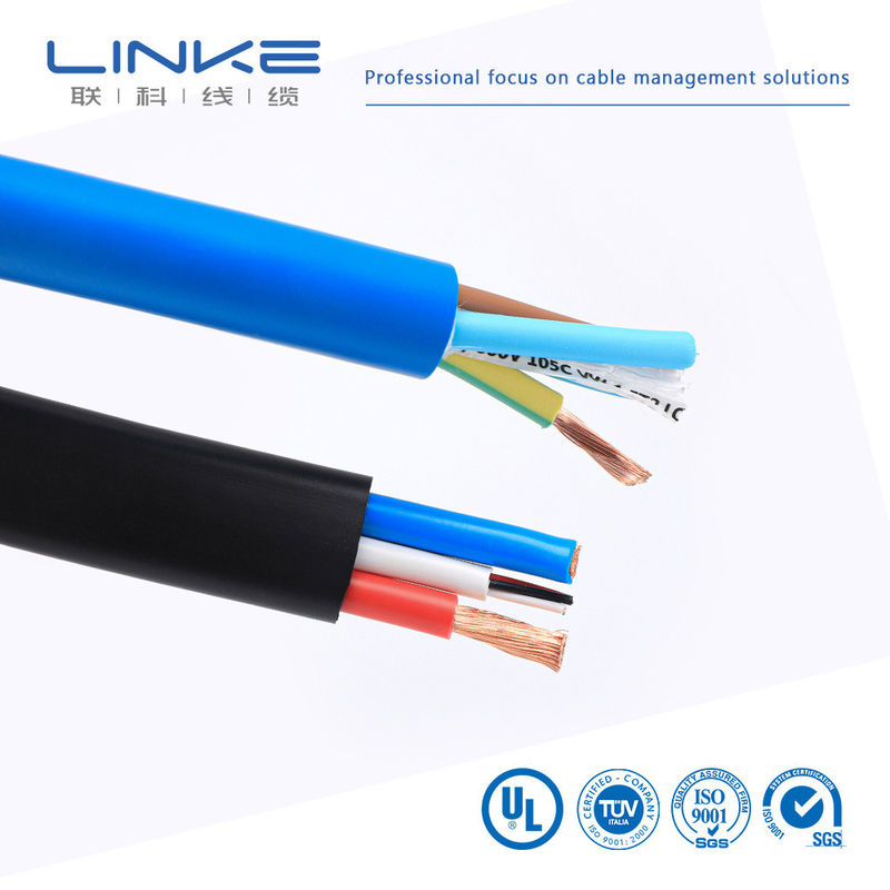 60227 IEC 06 RV PVC ไคเบลควบคุมอุตสาหกรรมแกนทองแดงประกอบด้วยความละเอียด 300V/500V