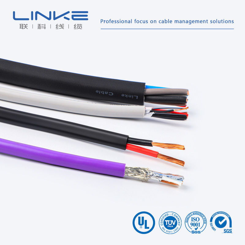 สายควบคุมอุตสาหกรรมปลอดสาร PVC สายควบคุมทองแดงอ่อน 60227 IEC 52 53rvv สายควบคุมหลายแกน