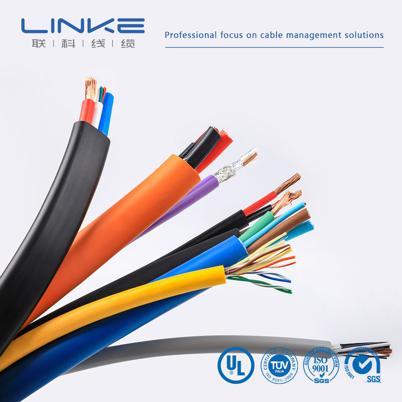 สายควบคุมอุตสาหกรรมปลอดสาร PVC สายควบคุมทองแดงอ่อน 60227 IEC 52 53rvv สายควบคุมหลายแกน