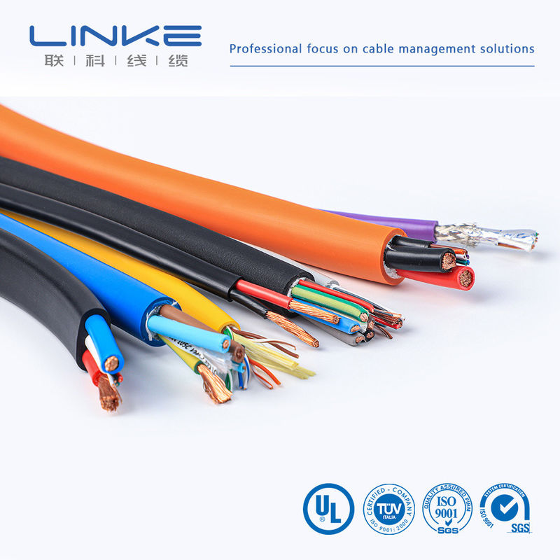 สายควบคุมอุตสาหกรรมปลอดสาร PVC สายควบคุมทองแดงอ่อน 60227 IEC 52 53rvv สายควบคุมหลายแกน