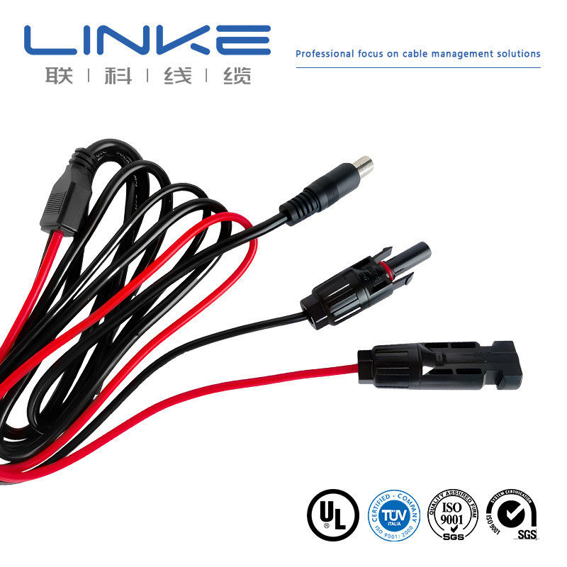 XLPE Sheath Solar Connector DC Photovoltaic Cable สําหรับแบตเตอรี่ที่เก็บพลังงาน