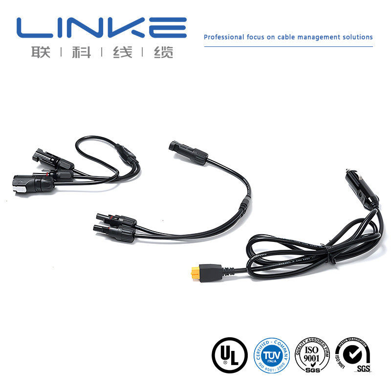 XLPE Sheath Solar Connector DC Photovoltaic Cable สําหรับแบตเตอรี่ที่เก็บพลังงาน