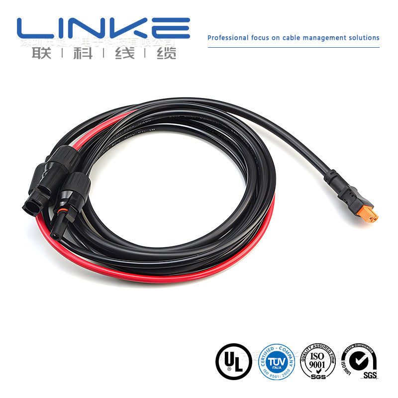 XLPE Sheath Solar Connector DC Photovoltaic Cable สําหรับแบตเตอรี่ที่เก็บพลังงาน