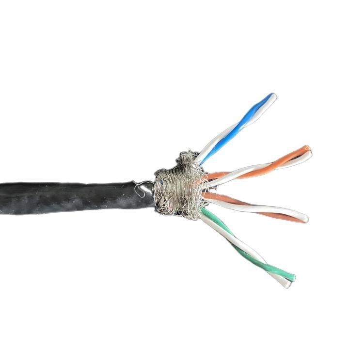 สายเคเบิลคอมพอสิตแบบยืดหยุ่นสูงที่กําหนดเอง สายเคเบิลเครือข่ายทองแดง Cat 5 สําหรับโรงไฟฟ้า