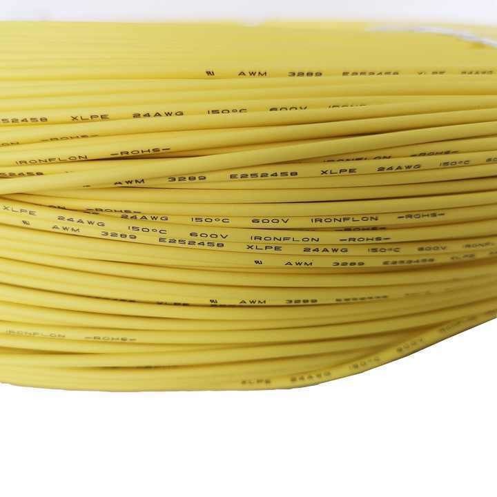 UL3289 24AWG สายไฟฟ้า สายไฟฟ้า จําหน่าย สายไฟฟ้า 2.5 มม ความร้อน ทองแดง สายรถยนต์ EV แบตเตอรี่ Harness