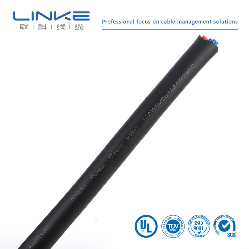 สายเคเบิลยานยนต์ทองแดงเคลือบดีบุกแบบสองชั้นแรงดันสูงสำหรับงานแรงดันต่ำและปานกลาง