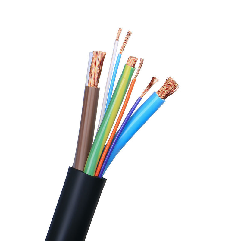 คาเบิ้ลควบคุมการเข้าถึงแบบผสมผสาน Multi Core Flexible PVC Sheath คาเบิ้ลสายไฟฟ้า คาเบิ้ลรถพลังงานใหม่