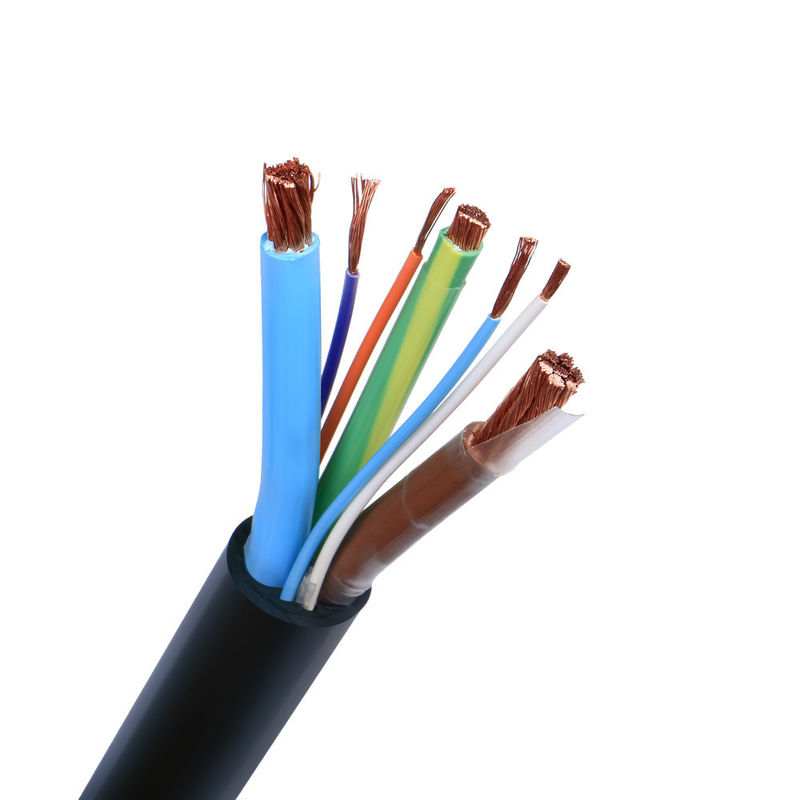 คาเบิ้ลควบคุมการเข้าถึงแบบผสมผสาน Multi Core Flexible PVC Sheath คาเบิ้ลสายไฟฟ้า คาเบิ้ลรถพลังงานใหม่